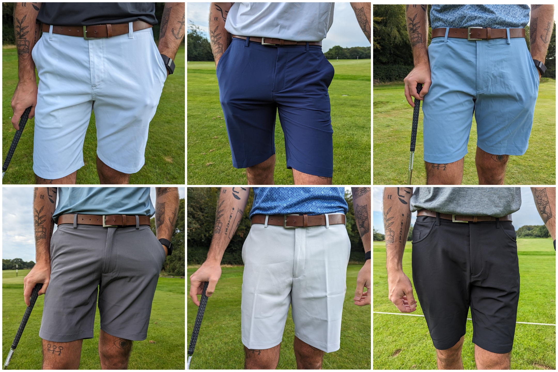 Above the clearance knee golf shorts